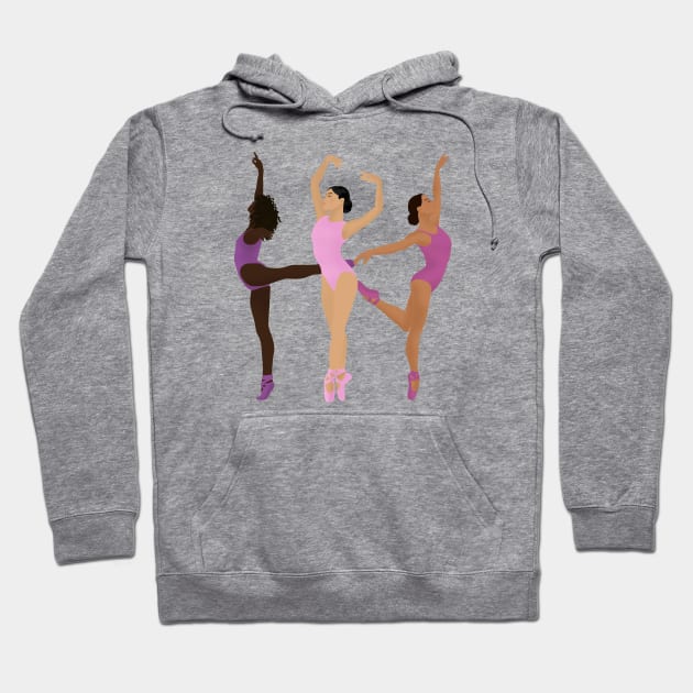 Ballerinas Hoodie by AnnieGetYourPen